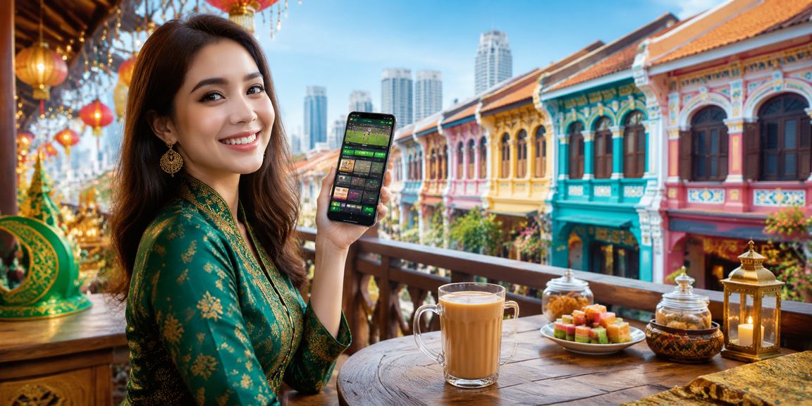 Pemain Pulau Pinang mengakses platform 221 melalui telefon pintar untuk soalan lazim